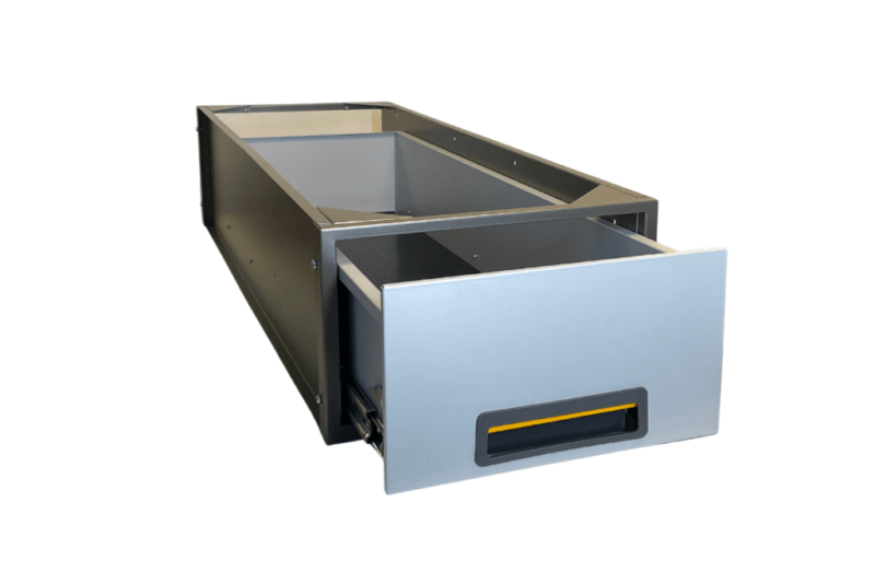 Dobbeltbundskuffe 465x1300x280 (1 komplet skuffe)